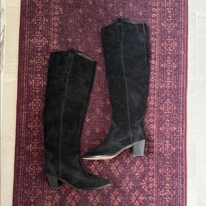 Rebecca Minkoff Elegant Black Knee-High Women's Boots Size 11 worn once